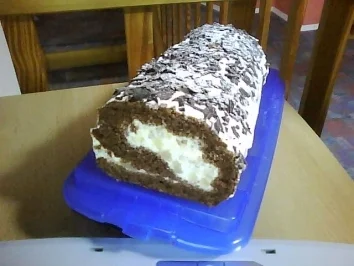 Rezept: Birnen - Schoko - Rolle Birnen - Schoko - Rolle - Rezept