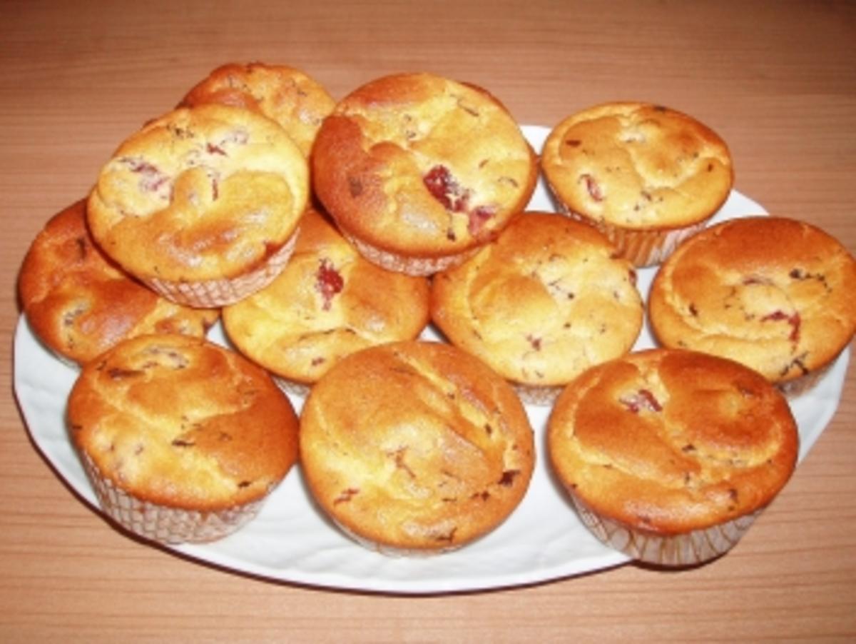 Quark-Muffins mit Kirschen - Rezept
