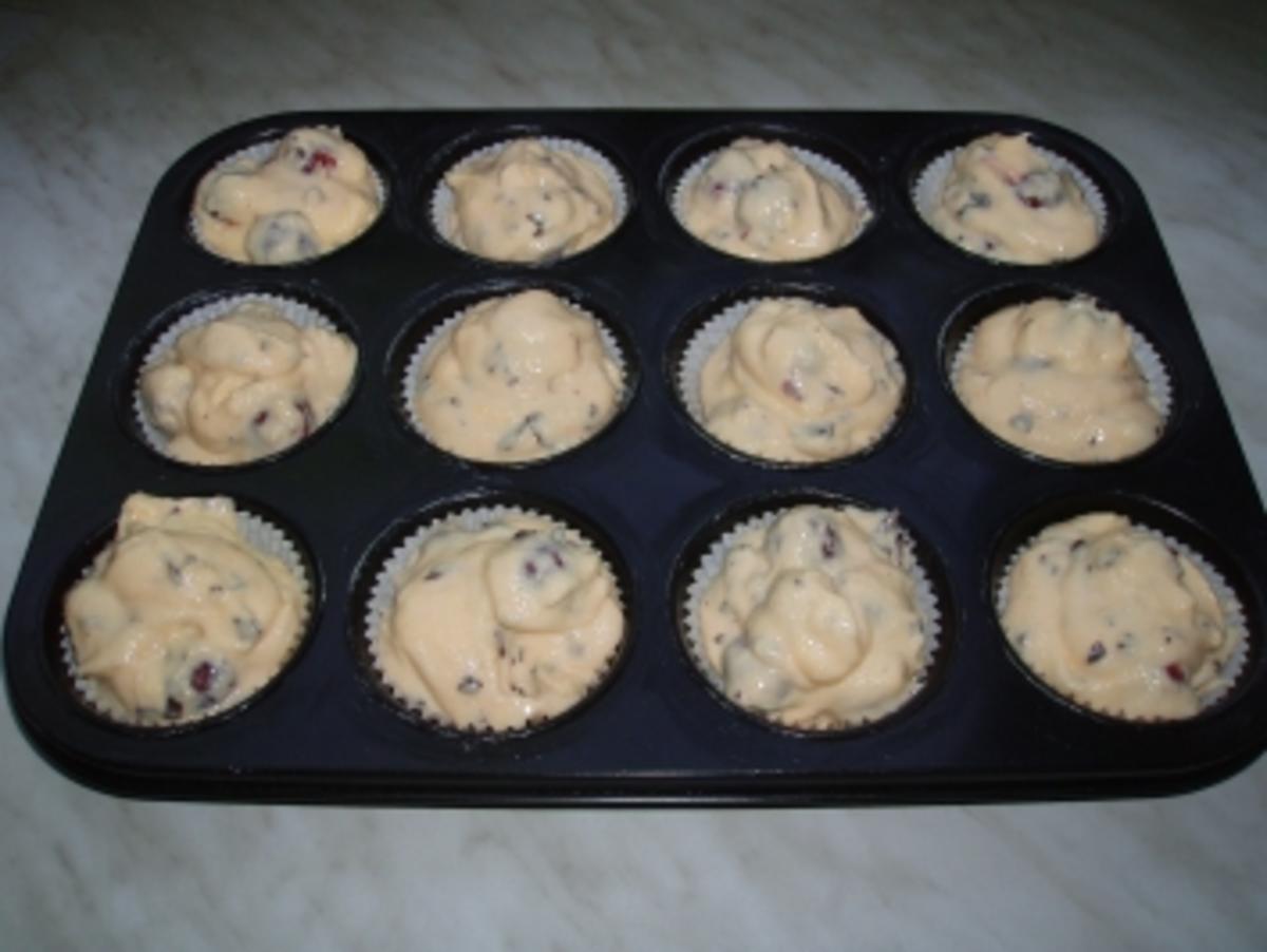 Quark-Muffins mit Kirschen - Rezept - Bild Nr. 2