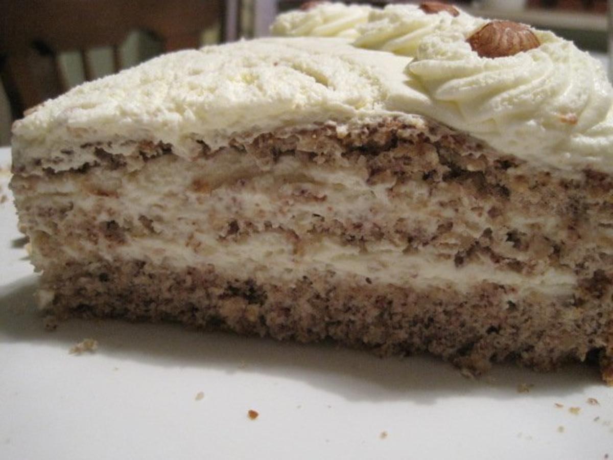 Nußbiskuittorte - Rezept - Bild Nr. 8