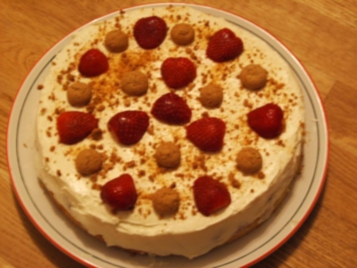 Bilder für Erdbeer-Mascarpone-Torte - Rezept