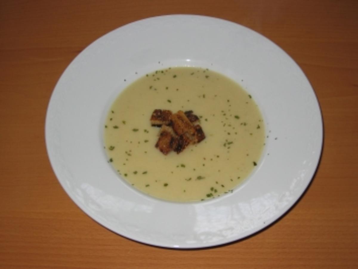 Bilder für Lauchcremesuppe mit Lauch und Kartoffeln, mittelgroß - Rezept