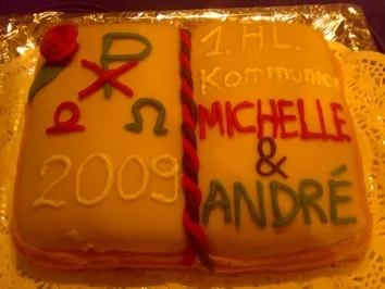 Rezept: Festliche Torte als Buch Bild Nr. 2 Festliche Torte als Buch - Rezept - Bild Nr. 2