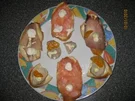 Canapé Hähnchenbrust, Erdbeere, Orange - Rezept