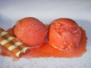 Erdbeer-Eiscreme - Rezept