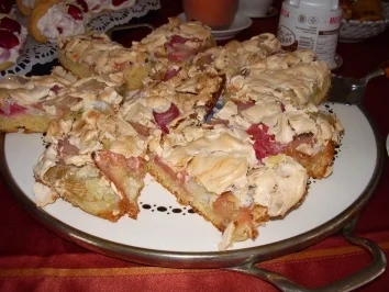 Kuchen: Rhabarberkuchen - Rezept