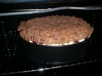 Quark-Mascarpone Torte mit Kirschen und Schokostreuseln - Rezept - Bild Nr. 3