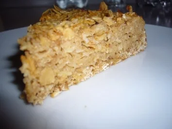 Rezept: Kikis Haferflocken-Apfelkuchen "light" Kikis Haferflocken-Apfelkuchen "light" - Rezept