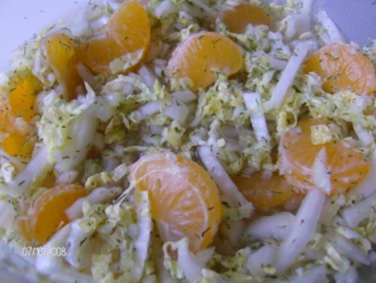 Chinakohlsalat mit Apfelsinen - Rezept mit Bild - kochbar.de