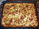 Flammkuchen Elsässer Art - Rezept