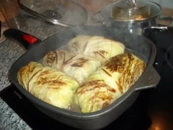 Wirsingkohlrouladen - Rezept