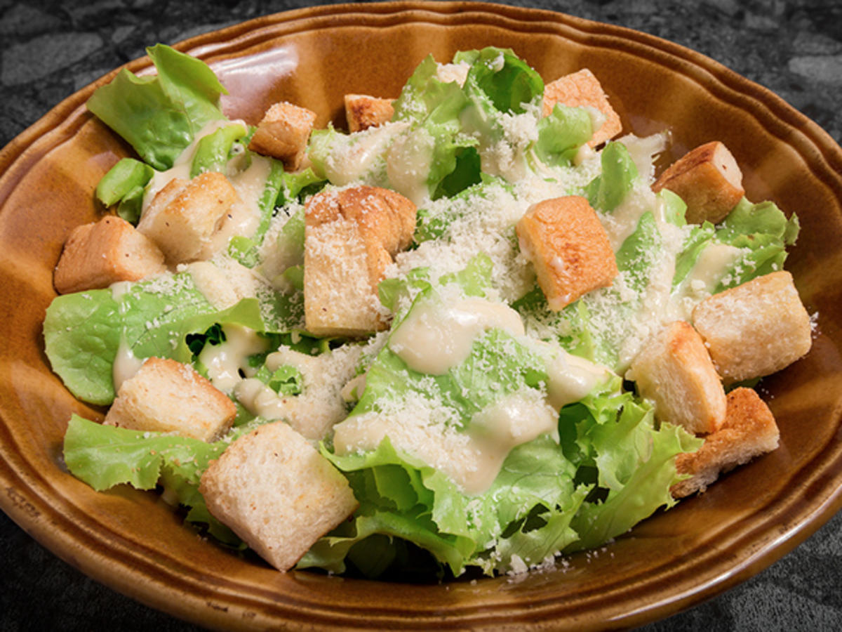 Simple Caesar Salad dressing Rezept mit Bild kochbar.de
