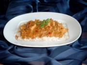 Kokos-Hähnchen-Curry mit Reis - Rezept