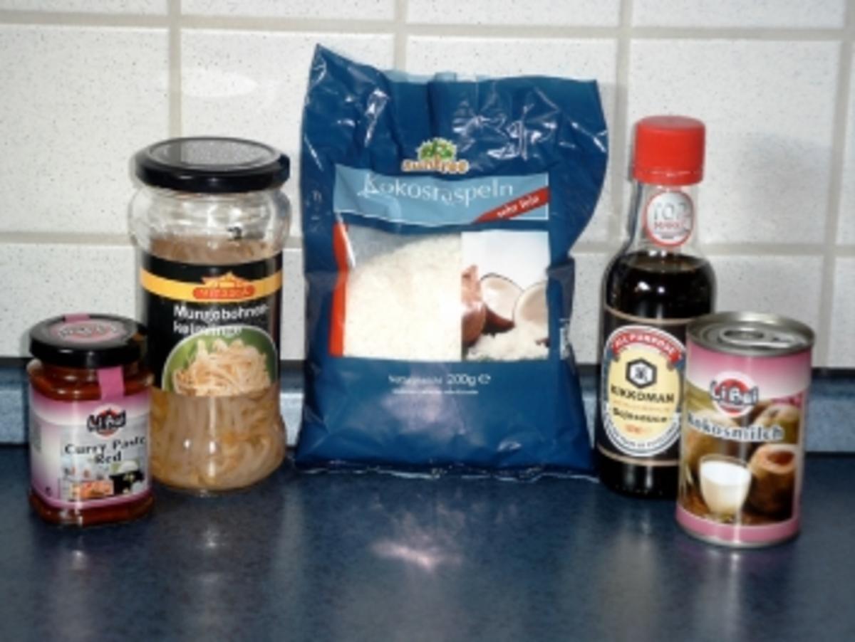 Kokos-Hähnchen-Curry mit Reis - Rezept - Bild Nr. 2