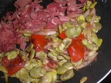 Dicke Bohnen mit Parmaschinken - Rezept - Bild Nr. 2