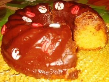 Rezept: Backwaren: Pfefferminz-Gugelhupf Backwaren: Pfefferminz-Gugelhupf - Rezept