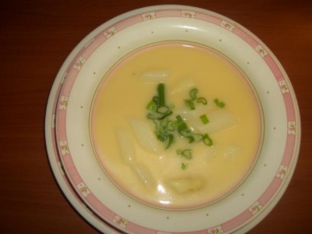 Spargelsuppe mit Suppenspargel - = Klasse III und Wasser - Rezept mit ...