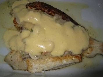 Scholle mit einem Ragout von Shrimps, Champignons & Spargel - Rezept - Bild Nr. 6