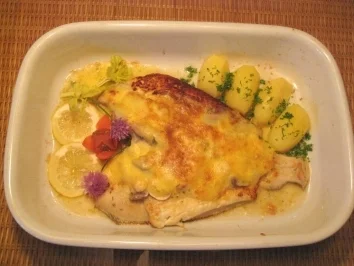 Scholle mit einem Ragout von Shrimps, Champignons & Spargel - Rezept - Bild Nr. 8