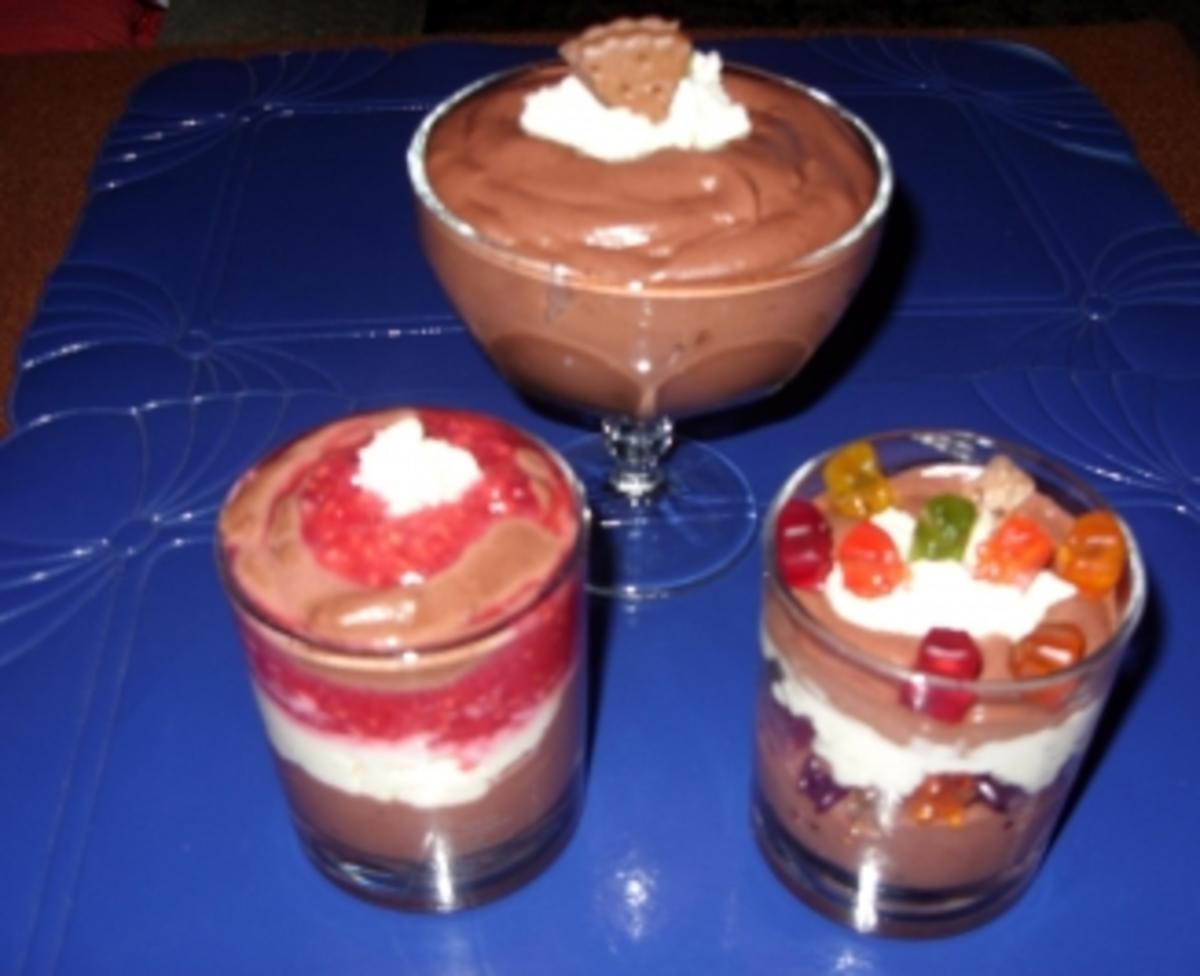Mousse au Chocolat in 3 verschiedenen Zubereitungen - Rezept - Bild Nr. 6