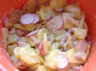 Rezept: Lauwarmer Kartoffel-Meerrettich-Specksalat Bild Nr. 4 Lauwarmer Kartoffel-Meerrettich-Specksalat - Rezept - Bild Nr. 4