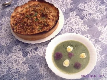 Gartenkräutersuppe mit Wachteleier - Rezept - Bild Nr. 2