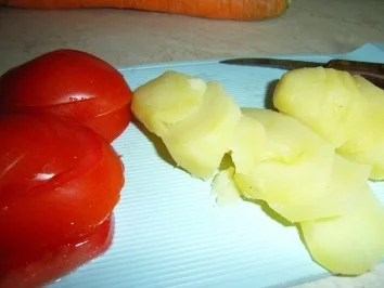 Pfannengericht: Bratkartoffeln-Garnelen-Pfanne - Rezept - Bild Nr. 3