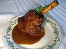Lammhaxen mit Rotwein ... - Rezept