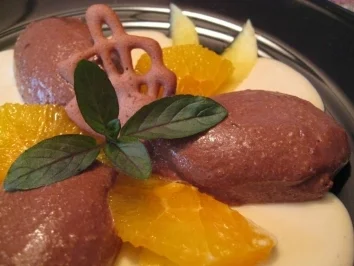 Rezept: Mousse au chocolat mit roten & grünen Pfeffer Mousse au chocolat mit roten & grünen Pfeffer - Rezept