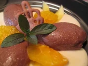 Mousse au chocolat mit roten & grünen Pfeffer - Rezept