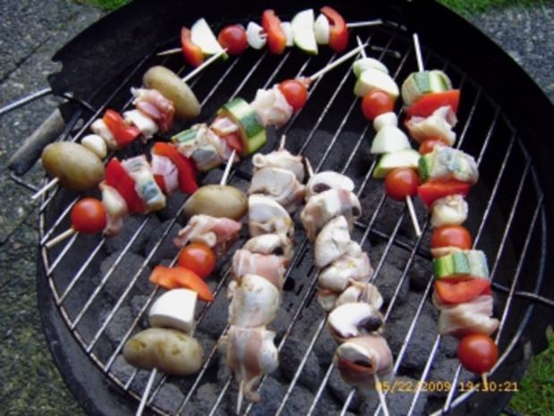 Grill - Spiess - Variationen - Rezept mit Bild - kochbar.de