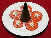 Orangenlikörparfait mit Gewürzorangen - Rezept