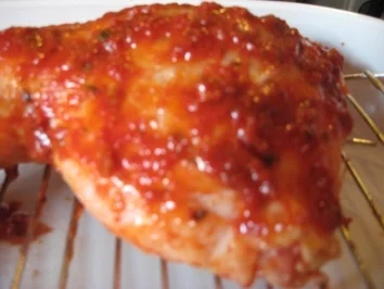 Rezept: Tomatisiertes Hähnchen mit Brotfladen Bild Nr. 3 Tomatisiertes Hähnchen mit Brotfladen - Rezept - Bild Nr. 3