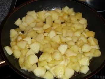 Putenleber mit Apfel auf Reis - Rezept - Bild Nr. 7