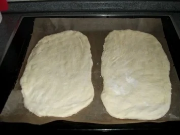 Rezept: Dinnede (Dinnele / Dinnete ) Bild Nr. 2 Dinnede (Dinnele / Dinnete ) - Rezept - Bild Nr. 2