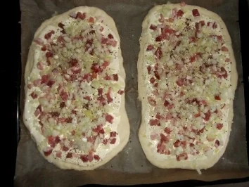 Rezept: Dinnede (Dinnele / Dinnete ) Bild Nr. 3 Dinnede (Dinnele / Dinnete ) - Rezept - Bild Nr. 3