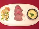 Rezept: Chateaubriand mit Gemüsechips und Sauce Bearnaise Chateaubriand mit Gemüsechips und Sauce Bearnaise - Rezept