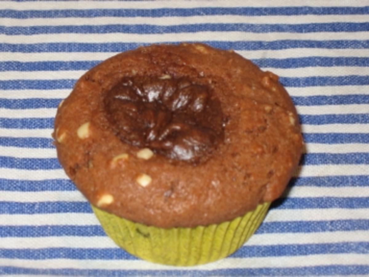 Muffins mit Nuttela Füllung - Rezept - Bild Nr. 3