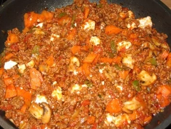 Hackquiche "Bolognese Art" - Rezept - Bild Nr. 3