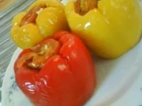 Rezept: Gefüllte Paprika - Vegetarisch mit Olivenöl Bild Nr. 6 Gefüllte Paprika - Vegetarisch mit Olivenöl - Rezept - Bild Nr. 6