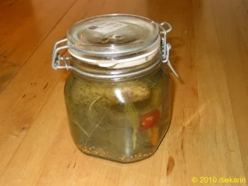 Rezept: Eingemachte Gurken Eingemachte Gurken - Rezept