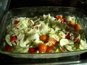 Kräuterfilet mit Gemüse - Rezept