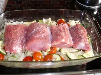 Kräuterfilet mit Gemüse - Rezept - Bild Nr. 2