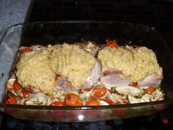 Kräuterfilet mit Gemüse - Rezept - Bild Nr. 3