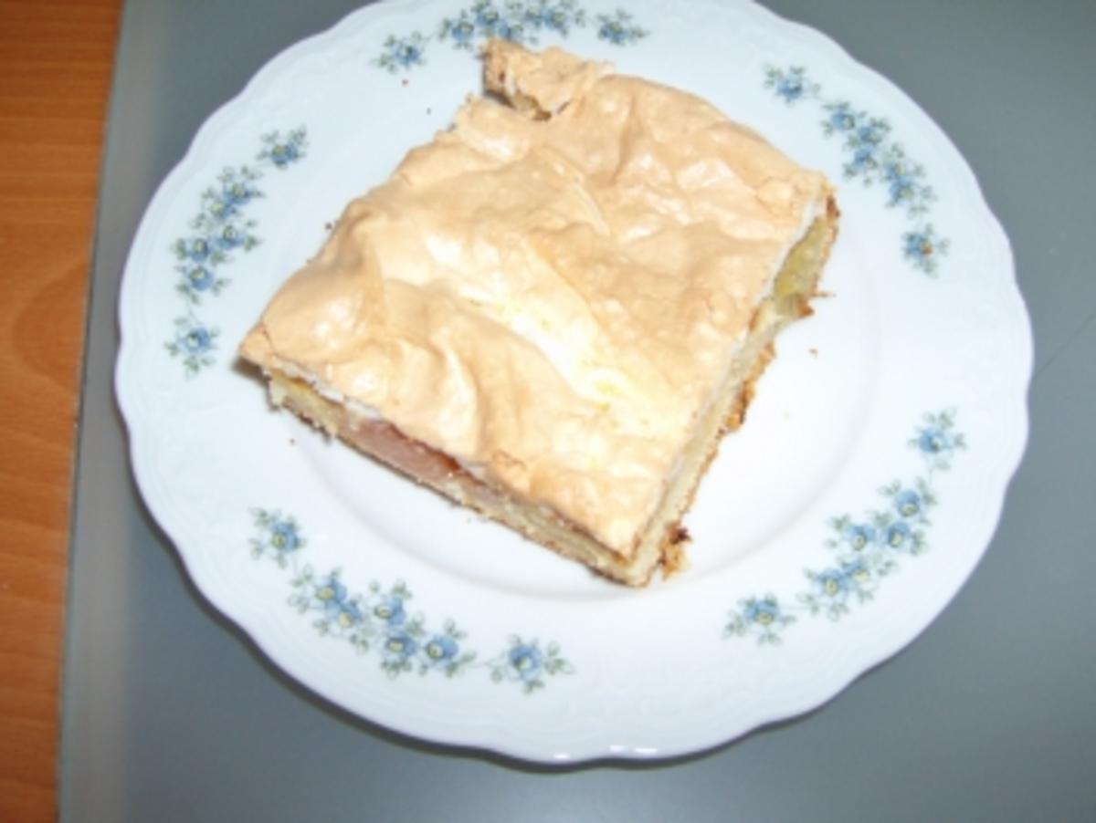 Rhabarber-Baiser-Kuchen - Rezept - Bild Nr. 4