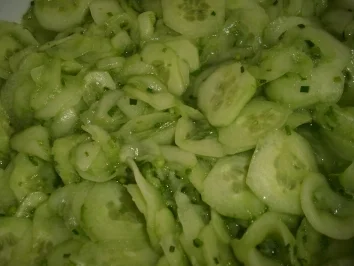 Gurkensalat mit Schnittlauch - Rezept - Bild Nr. 2