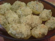 Gefüllte Kartoffeln mit Quark und Frühlingszwiebeln - Rezept