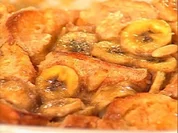 Brot und Butterpudding mit Toffee-Banane - Rezept