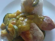 Rezept: Putensteaks an Curry-Fruchtsauce Putensteaks an Curry-Fruchtsauce - Rezept