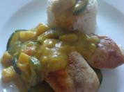 Putensteaks an Curry-Fruchtsauce - Rezept